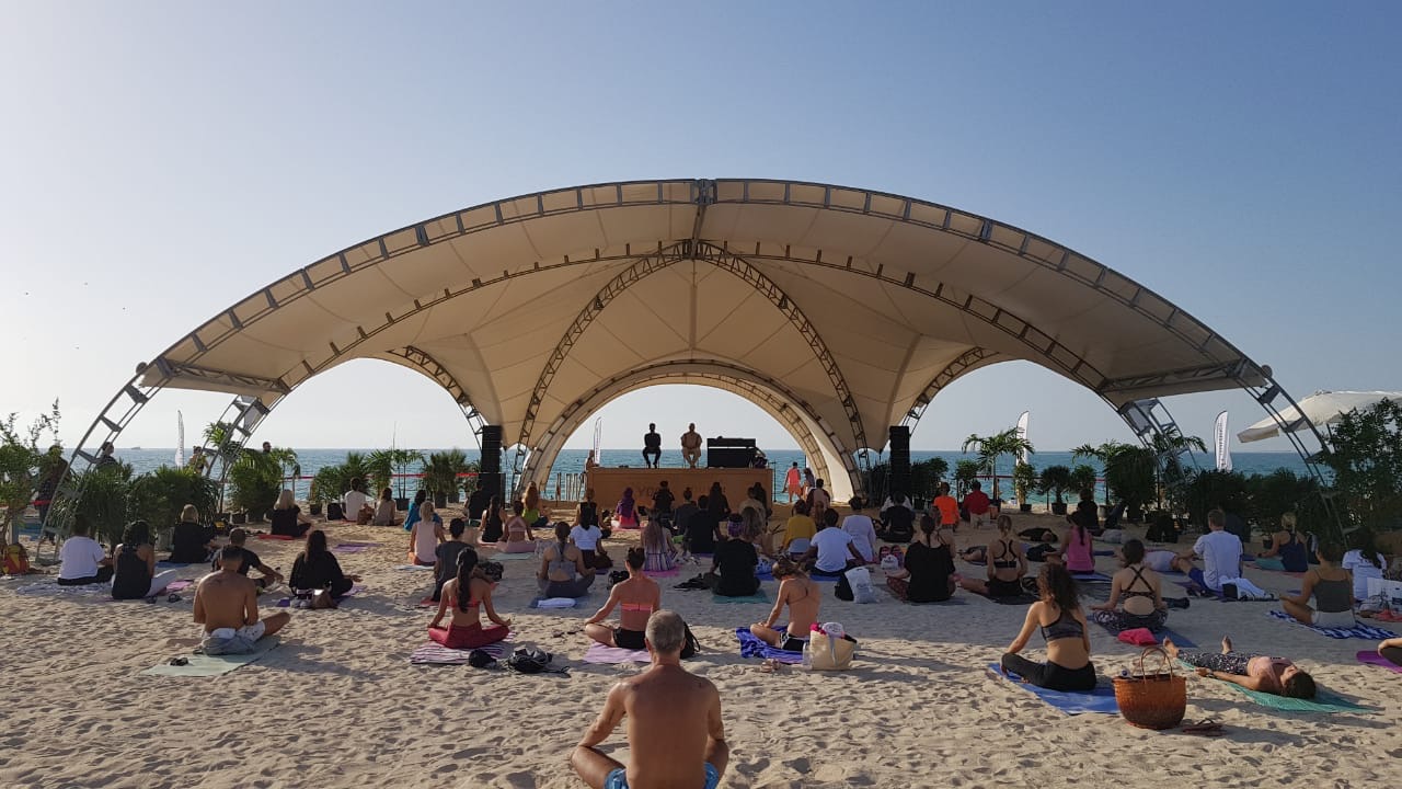 XYoga 2019- 2020 festival, Dubai Kite Beach