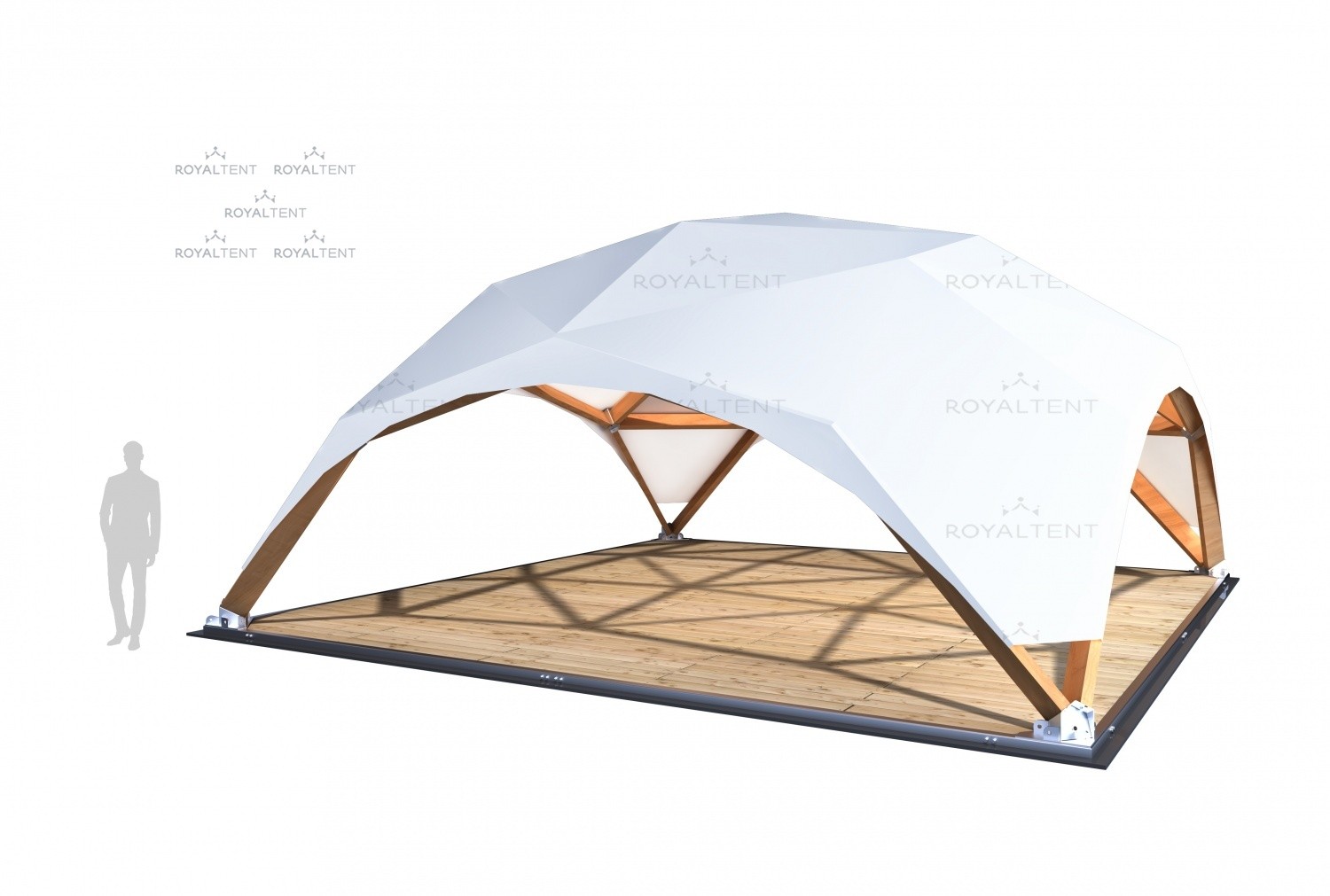 Wooden tent 10x10