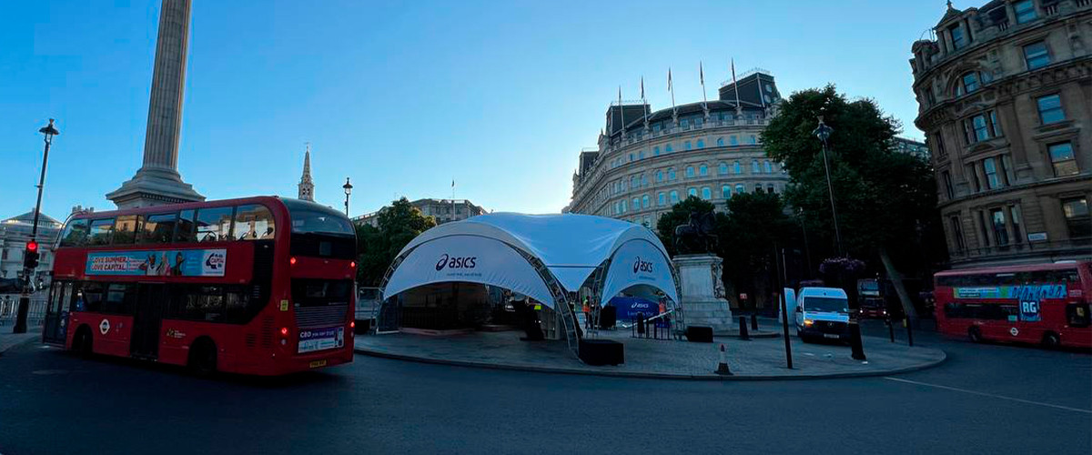 London Trafalgar Square Marathon Oasis by ASICS project view 1