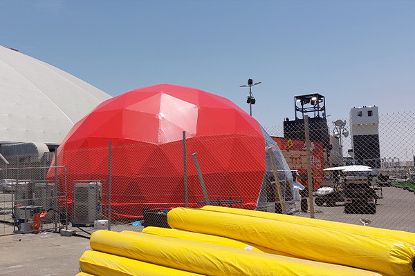 WWE Jeddah 2023 fan zone project view 5