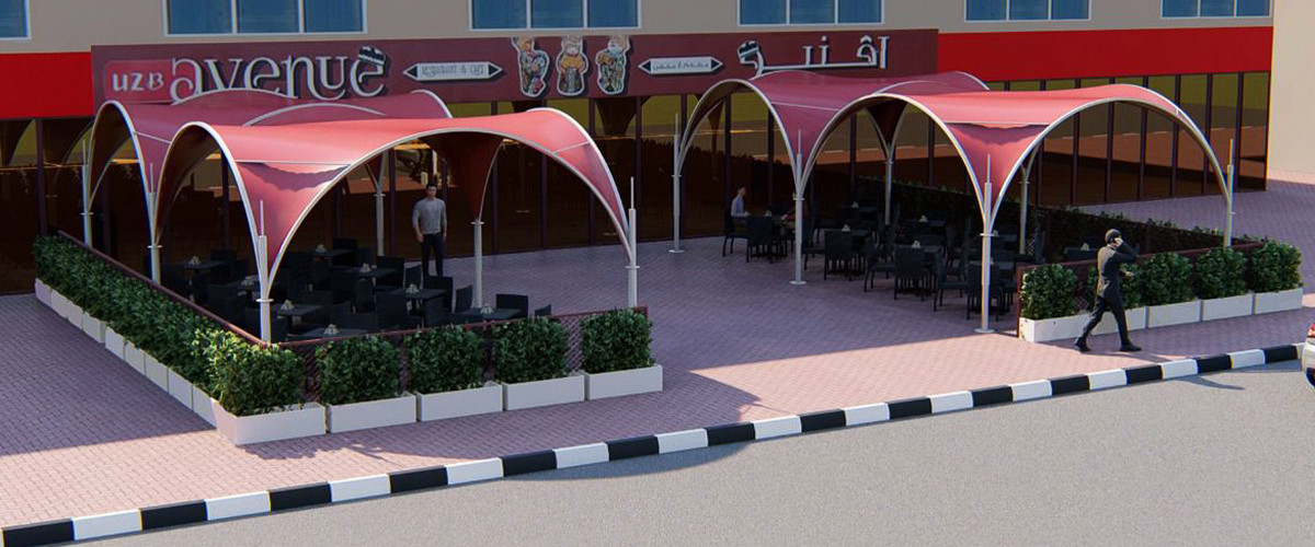 UZB Avenue restaurant project view 1