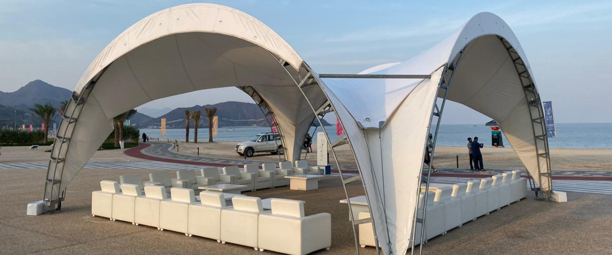 Khorfakhan public beach opening project view 1