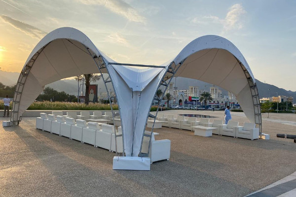 Khorfakhan public beach opening project view 3
