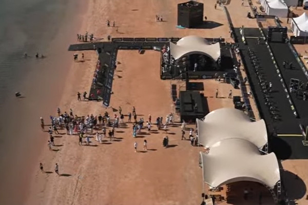 Neom Beach Games project view 3